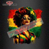 Juneteenth Afro Woman Red Green Yellow Splash Iron On Transfer, Black History DTF Heat Transfer Juneteenth Afro Woman Red Green Yellow Splash Iron On Transfer, Black History DTF Heat Transfer